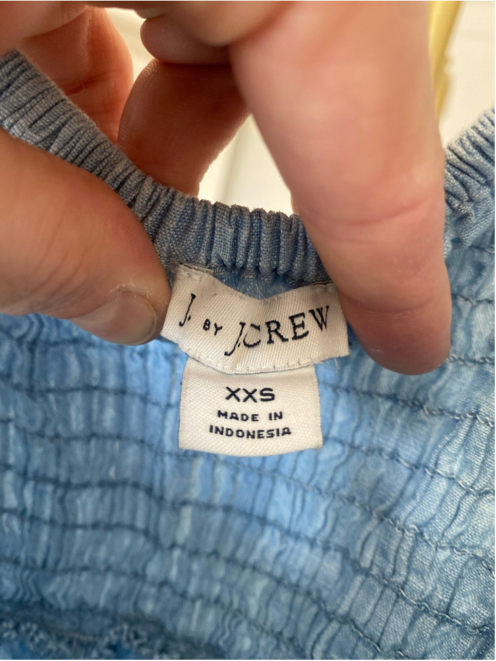 J. Crew Light Blue Mini Sundress - Picture 6 of 8